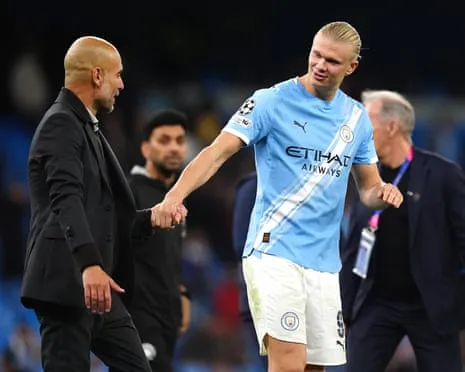 Erling Haaland Enters Elite UCL Half-Century Group, Praised by Guardiola as CR7 and Lionel Messi's Fellow Monster